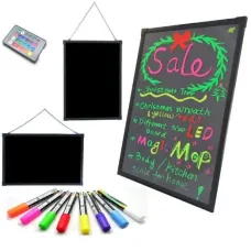 Светящийся борд. LED доска FLUORECENT BOARD 50*70 c фломастером и салфеткой CG11 PR5