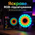 Светодиодная LED лампа MJ-261 кольцевая RGB 26 см с USB подключением • Кольцевая лампа MJ-261 для фото, видео, селфи, стримов, TikTok и съемки контента