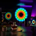 Світлодіодна LED лампа MJ-451 кільцева RGB 45 см зі  і пультом керування • Кільцева лампа MJ-451 для фото, відео, селфі, стримів, TikTok і зйомки контенту