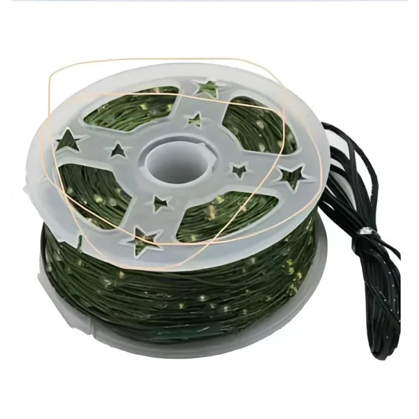 Светодиодная USB гирлянда проволока Роса 200 LED 20 метров • Гирлянда Капля росы для декора дома офиса и улицы