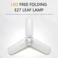 Светодиодные складные лампы с тремя лопастями LED bulb 60W в патрон E27 • Лампочка складная 3 лопасти светодиодная E27 Fan blade bulb
