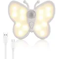 Светодиодный ночник-бабочка с датчиком движения ∙ Перезаряжаемый ночник Бабочка для декора комнаты