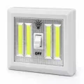 Світильник із тумблером HY-604 • Бездротовий світлодіодний світильник COB Light Switch HY-604 на батарейках із магнітним кріпленням для шафи, коридору, гаража та дому