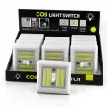 Світильник із тумблером HY-604 • Бездротовий світлодіодний світильник COB Light Switch HY-604 на батарейках із магнітним кріпленням для шафи, коридору, гаража та дому