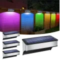 Светильник садовый на солнечной батарее разноцветный 4 шт в упаковке (цена за 1 шт) • Уличный LED-фонарь для сада, двора, дорожек, дачи и ландшафтного декора