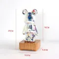 Светильник Медведь 3D светодиодный · Ночник RGB разноцветный · Настольная USB лампа для детской комнаты