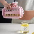 Силиконовая форма для льда ICE CUBE TRAY ∙ Складная бутылка – ледница на 17 шариков
