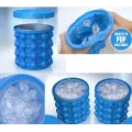 Силиконовое ведро - форма для льда ледница для охлаждения напитков Ice Genie