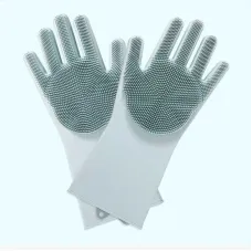 Силиконовые многофункциональные перчатки для мытья и чистки Magic Silicone Glov Серый PR3 Силиконовые многофункциональные перчатки для мытья и чистки Magic Silicone Glov Серый PR3