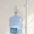 Телескопическая сушилка для белья SKLM-26-8212 белая 1.2–3.1 м • Вертикальная напольная сушилка для одежды с регулируемой высотой и складными держателями SKLM-26-8212