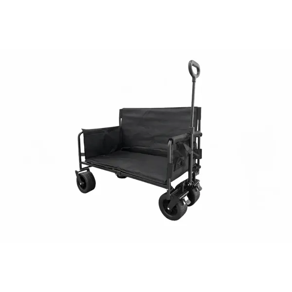 Тележка-диван для кемпинга TKMP-02 на колесах • Складной кемпинговый диван-тележка для дачи, рыбалки, туризма, пикников и отдыха на природе