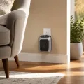 Тепловентилятор Handy Heater Turbo 800 Вт с пультом ДУ • компактный розеточный обогреватель с керамическим элементом, регулировкой температуры и таймером для рабочего места
