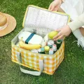 Термосумка для пляжа и пикника 35×20×20 см • Сумка-холодильник для продуктов, напитков, отдыха, дороги и кемпинга