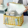 Термосумка для пляжа и пикника 35×20×20 см • Сумка-холодильник для продуктов, напитков, отдыха, дороги и кемпинга