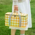 Термосумка для пляжа и пикника 35×20×20 см • Сумка-холодильник для продуктов, напитков, отдыха, дороги и кемпинга