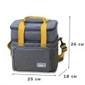 Термосумка для продуктов TM-011 · Портативная компактная сумка – холодильник для пикника, 26х25х18 см