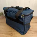 Термосумка холодильник 26 л синя 39×23×28 см • Велика ізотермічна сумка холодильник для продуктів, напоїв, пікніка, пляжу та подорожей