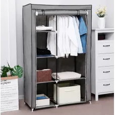 Тканевый шкаф для вещей Storage Wardrobe 88105 складной гардероб 2 секции, 105 х 45 х 170 см