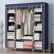 Тканевый шкаф Storage Wardrobe 68150 Органайзер – шкаф складной платяной на 3 секции
