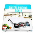 Торговые электронные весы RIAS Digital Pricing до 40 кг • Настольные весы с расчетом цены для магазина, рынка и склада