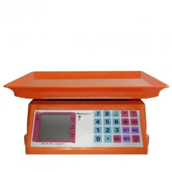 Торговые электрические весы Nokasonic NK 4017 mini 50кг весы для торговли с дисплеем и счетчиком цены