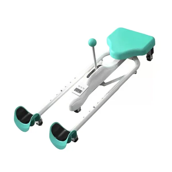 Тренажёр для растяжки ног MC-207 бирюза • Тренажёр для шпагата 0–180° с регулировкой длины, складной металлический тренажёр для домашней растяжки и гибкости