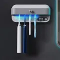 Держатель зубных щёток Toothbrush disinfection rack с ультрафиолетовый стерилизацией