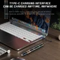 Тример для носа та вух AND KM-323 чорний • Компактний гігієнічний тример для видалення волосся, догляду за бровами, обличчям і важкодоступними зонами