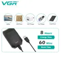 Триммер для волос VGR V-375 • Аккумуляторная машинка для стрижки Hair Clippers V-375, шейвер для бороды, усов и окантовки