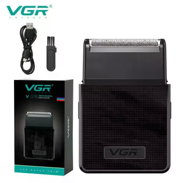 Триммер для волос VGR V-376 • Аккумуляторная машинка для стрижки Hair Clippers V-376, шейвер для бороды, усов и окантовки