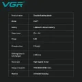 Триммер для волос VGR V-377 синий • Аккумуляторная машинка для стрижки Hair Clippers V-377, шейвер для бороды, усов и окантовки