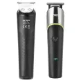 Триммер для стрижки волос VGR V-191 беспроводной · Машинка для стрижки волос, бороды, усов аккумуляторная 4 насадки