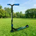 Трюковой самокат 110 мм F10 blue • Самокат для трюков и активного катания • Двухколесный stunt scooter для детей и подростков