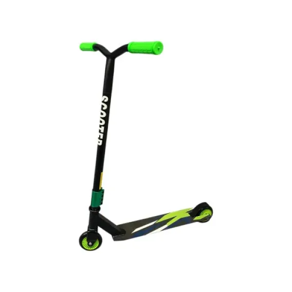 Трюковой самокат 110 мм F10 Green • Самокат для трюков и активного катания • Двухколесный stunt scooter для детей и подростков
