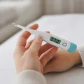 Цифровой термометр Babyly BLIP-2 BL-1020 с точностью ±0,1 °C и батарейкой AG3 • Домашний контактный градусник в корпусе из ABS-пластика, замер в подмышечной зоне и ректально