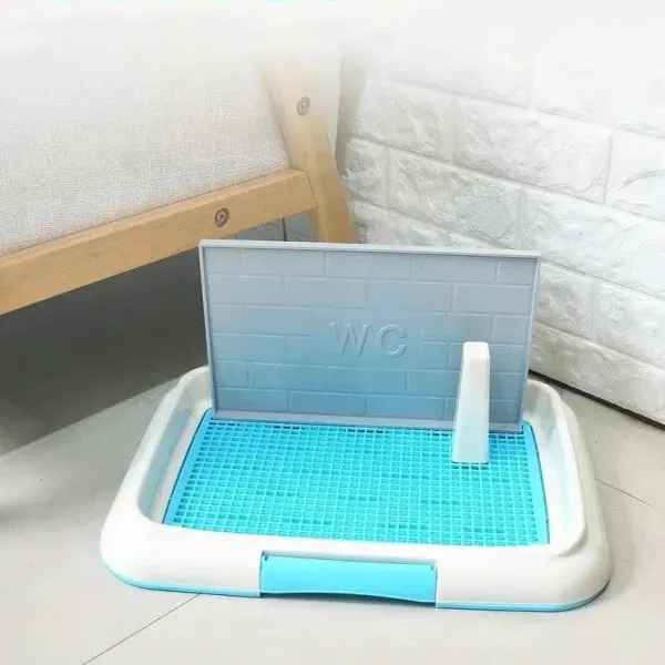 Туалет-рамка для собак с сеткой и столбиком · Гигиеничный лоток для собак под пеленку