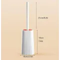 Туалетный ершик Toilet brush с изогнутой щеткой для труднодоступных мест · Чистящая щетка для унитаза