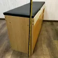 Тумба-лавка для взуття VEN-1726 100×30×50 см з м'яким сидінням • Взуттєва тумба в передпокій VEN-1726 з висувними полицями та нішею для зберігання