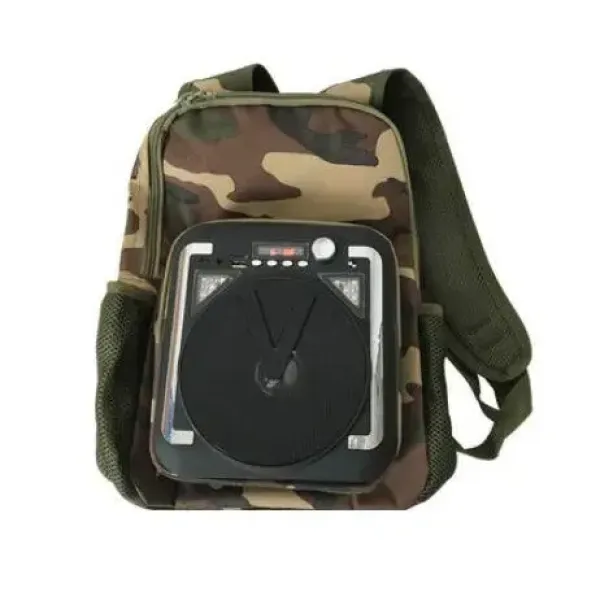 Туристический городской рюкзак – бумбокс Оutdoor Backpack Speakers с встроенной колонкой ∙ FM радио ∙ USB ∙ Bluetooth