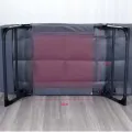 Туристический раскладной шезлонг с металлическим каркасом 200*70*30см, 5,4кг · Кровать - раскладушка лежак для дома, дачи