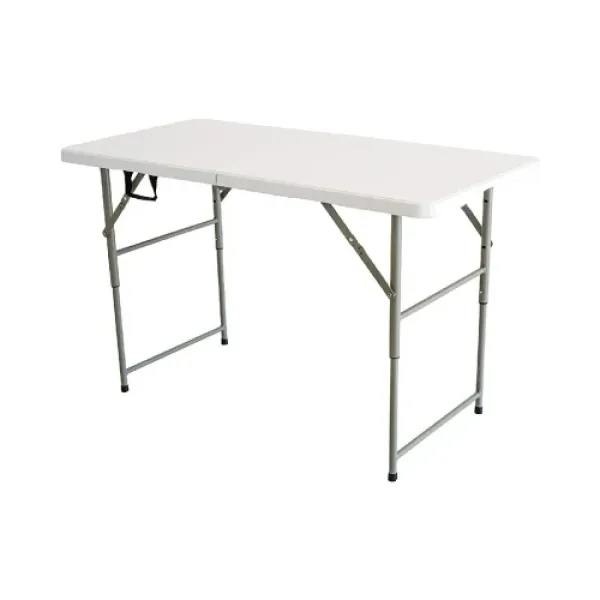 Туристический раскладной стол SNF1221 120×60×100 см белый • Складной стол-чемодан для кемпинга, пикника, рыбалки, дачи и отдыха на природе