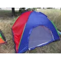 Туристическая складная палатка трехместная, 200x200 см