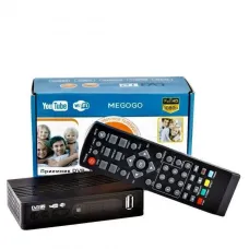 Тюнер T2 MG811 · ТВ приставка с просмотром YouTube · IPTV · WiFi · HDMI · USB · MEGOGO · Цифровой ресивер DVB Television T2 12V