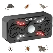 Ультразвуковой отпугиватель грызунов и насекомых Siurn • Отпугиватель мышей, крыс, тараканов и комаров 3 режима работы USB