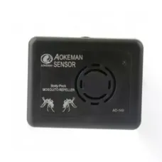 Ультразвуковой отпугиватель комаров AO-149 на батарейках • Портативный электронный репеллент от комаров для дома, дачи, рыбалки и отдыха