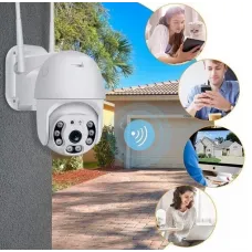 Уличная IP WIFI камера видеонаблюдения поворотная c записью и датчиком движения PTZ XF-XY46 2MP