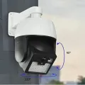 Уличный светодиодный фонарь муляж камеры HW-5118-1 44 SMD с реакцией на движение ∙ Камера-обманка HW-5118-1 с лампой и реакцией на движение