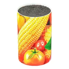 Универсальная подставка - колода для ножей с наполнителем, 14 см Универсальная подставка - колода для ножей с наполнителем, 14 см