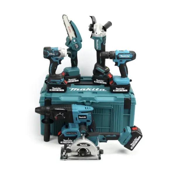 Универсальный набор 48V 6в1 для профессионалов и домашних мастеров ∙ Набор 6в1 Аккумуляторный 48V