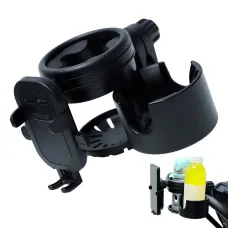 Универсальный подстаканник для бутылки и держатель для телефона • Подстаканник 2 в 1 для коляски и мобильного телефона